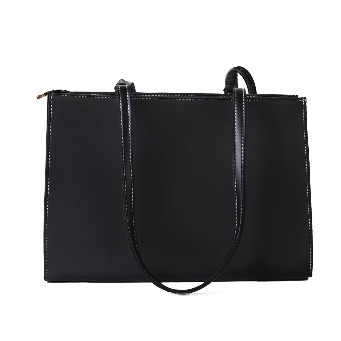 Sleek Black Balmain Paris Tote Bag